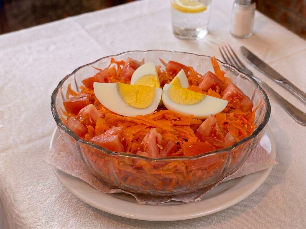 ZANAHORIA TOMATE Y HUEVO